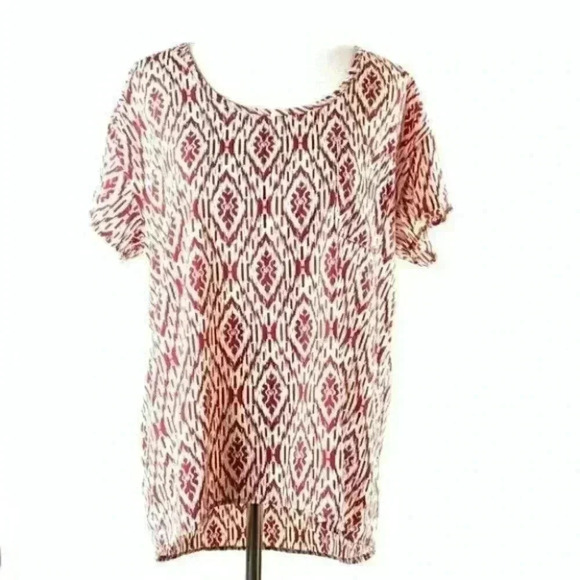 Paper Kite top large geometric hi-lo lightweight - Picture 7 of 7